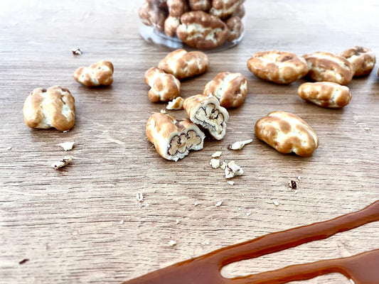 Noix de Pécan enrobées caramel